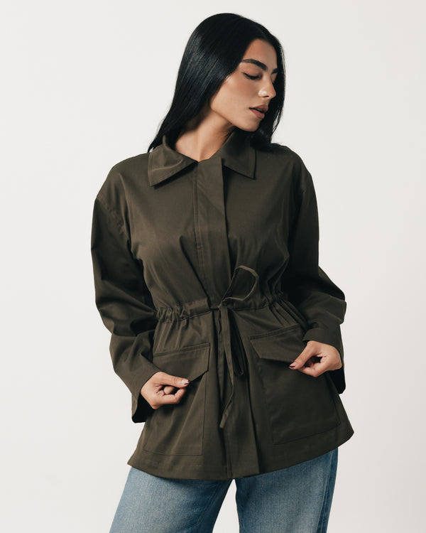 Army Green Waisted Pettal