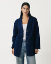 Classic Wool Jacket-Cobalt Blue