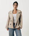 Soft Padded Trench Coat