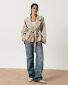Soft Padded Trench Coat