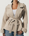 Soft Padded Trench Coat