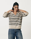 Striped Polo Sweater