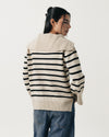 Striped Polo Sweater