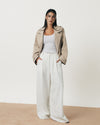 White Classic Pants