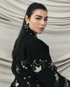 The Midnight Galaxy Embroidered Warp Jacket ( winter Edition )