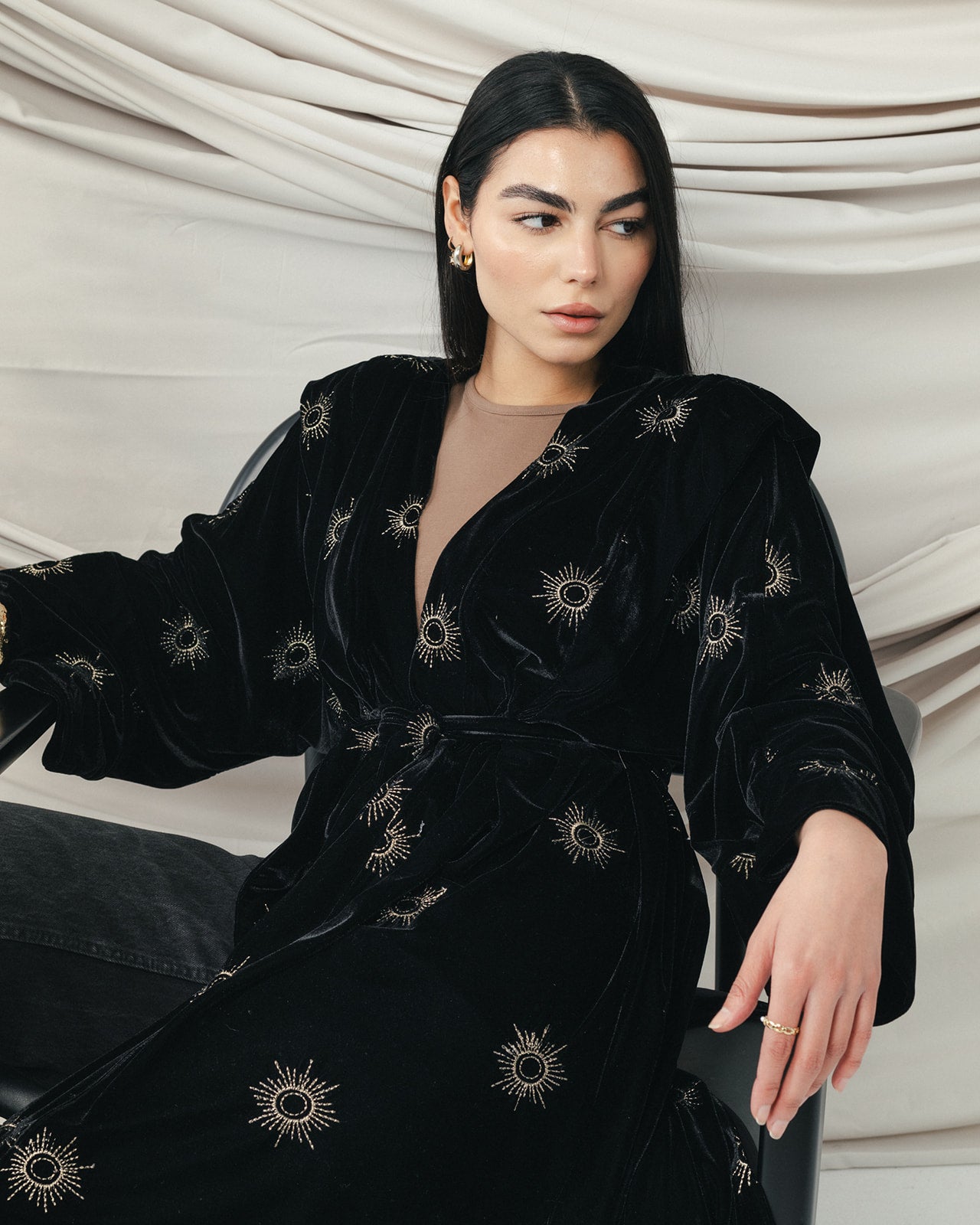 Velvet Royal Aton in Black