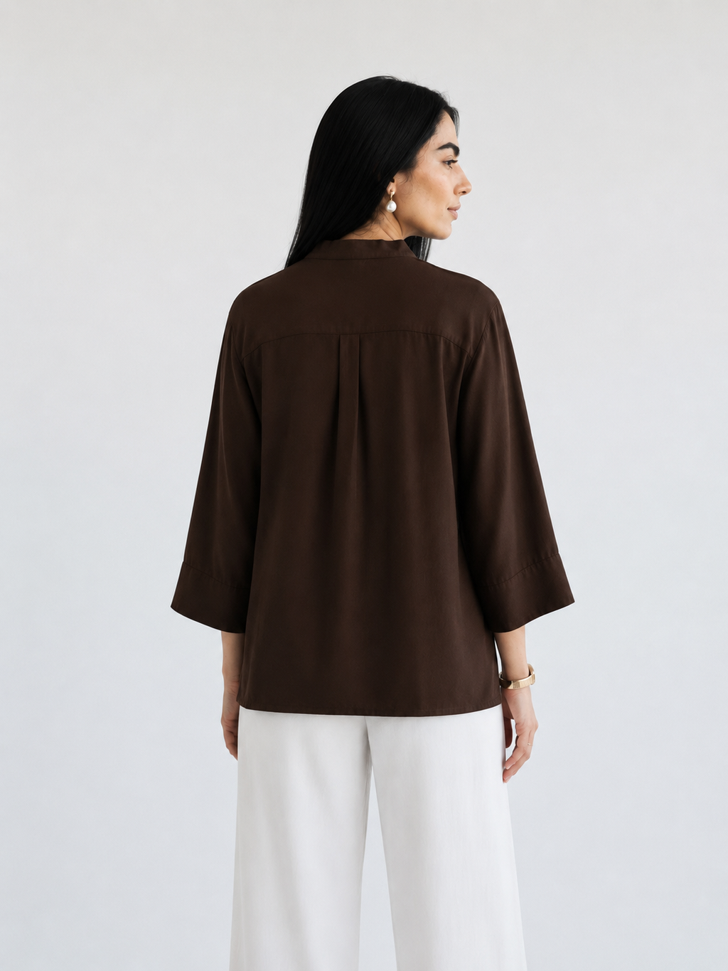 Side Tie Button Shirt