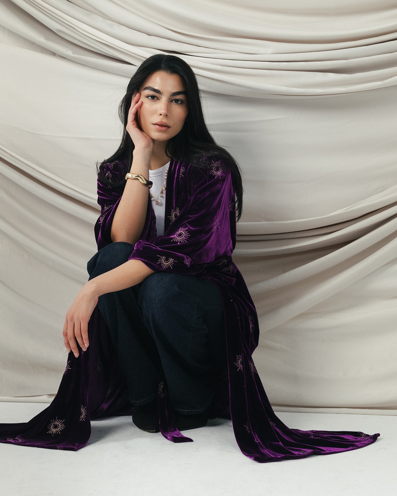 Velvet Royal Aton in Purple