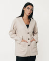 Classic Wool Jacket- Vanilla Beige