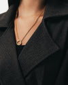Smoky Brown Soft Denim Wrap Coat