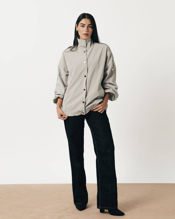 Ivory Waterproof Padded Jacket