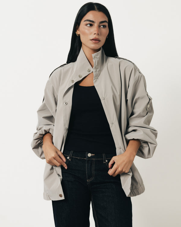 Ivory Waterproof Padded Jacket