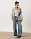 Soft Padded Trench Coat