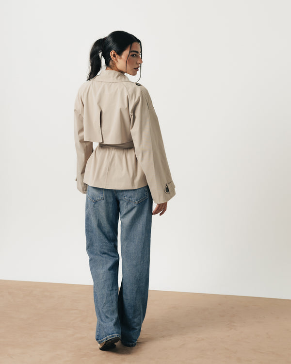 Soft Padded Trench Coat