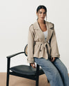 Soft Padded Trench Coat