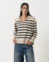Striped Polo Sweater