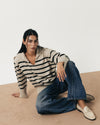 Striped Polo Sweater