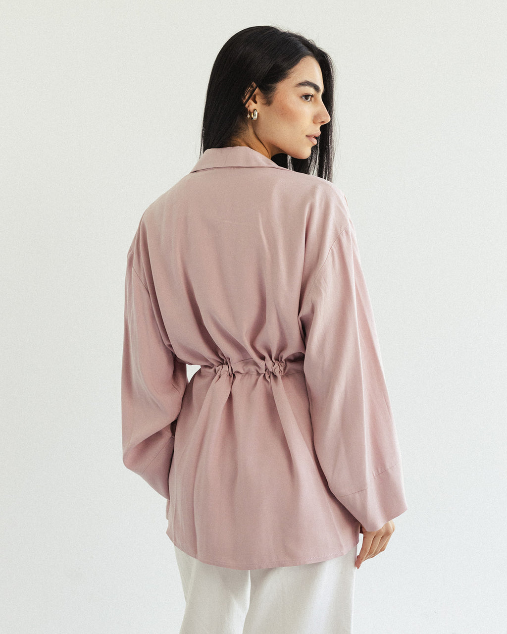 Cotton Petal Blouse - Rose water Limited