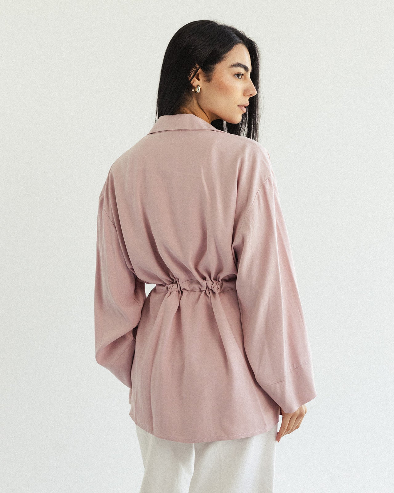 Cotton Petal Blouse - Rose water Limited