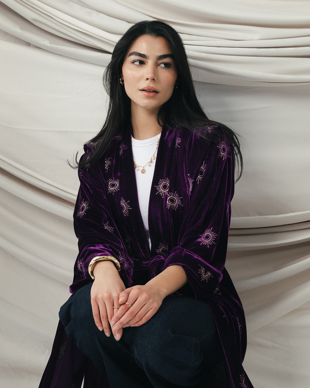 Velvet Royal Aton in Purple