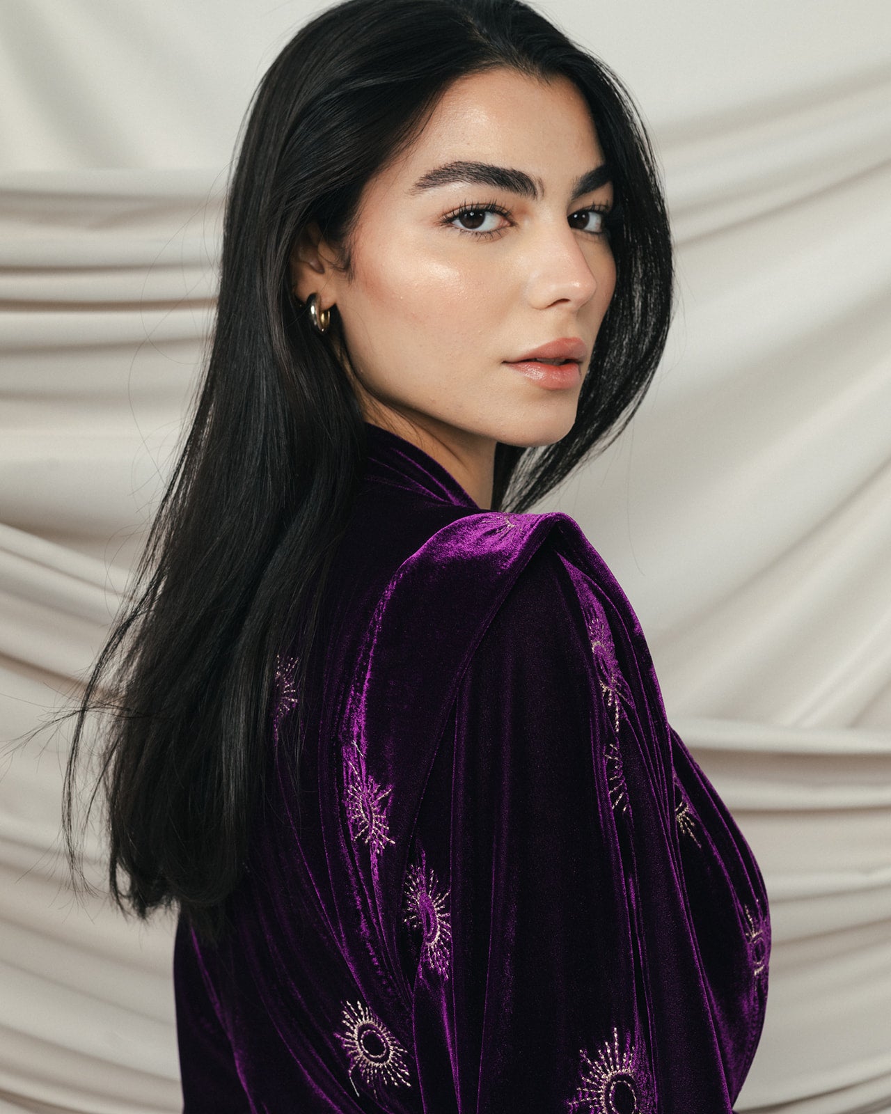 Velvet Royal Aton in Purple