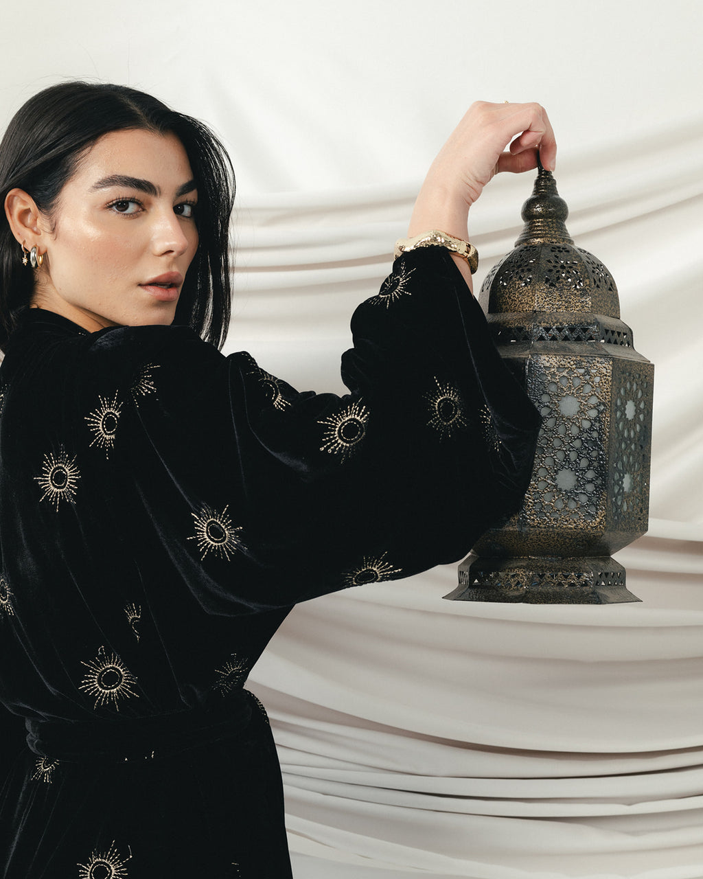 Velvet Royal Aton in Black