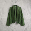 Linen muse mid Kimono with belt - Olive Green( outlet )
