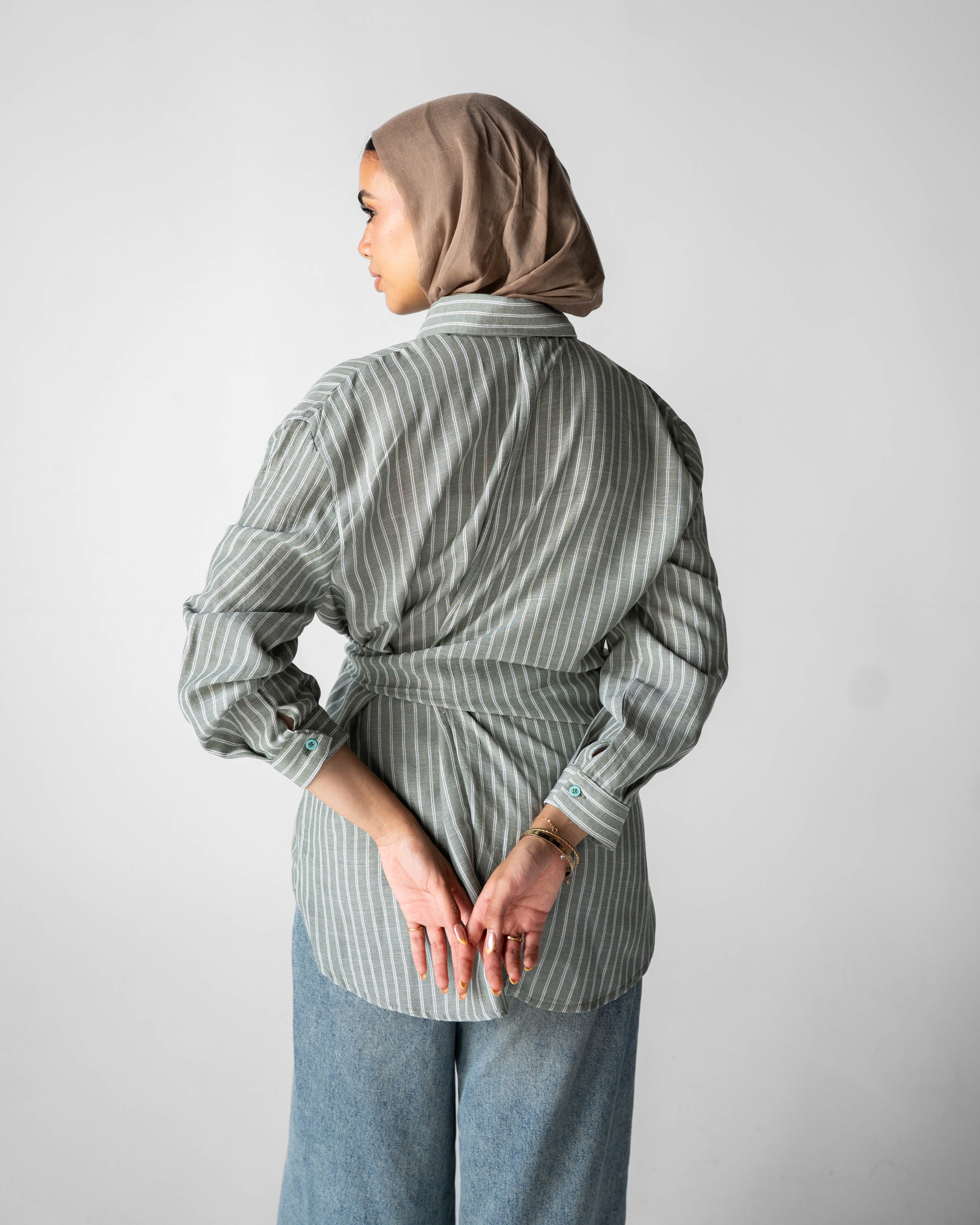 Luna Wrap Shirt - Olive