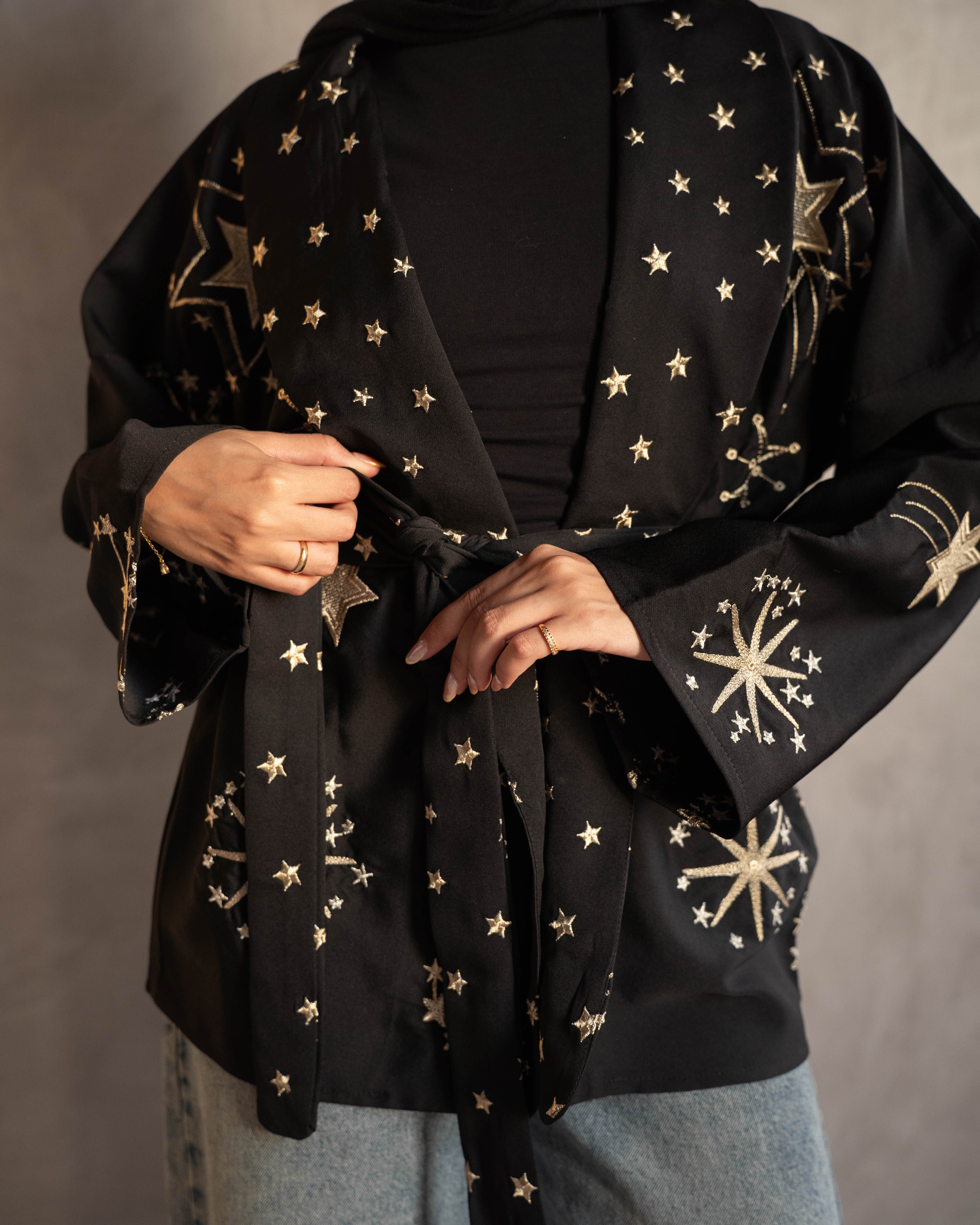 The Midnight Galaxy Embroidered Summer Edition