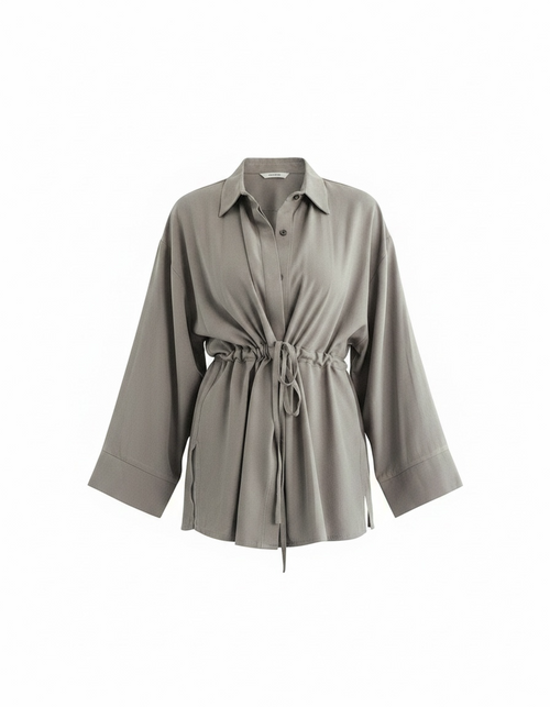 Cotton Petal Blouse - Stone mist Limited