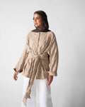 Ruby warp  shirt in Beige