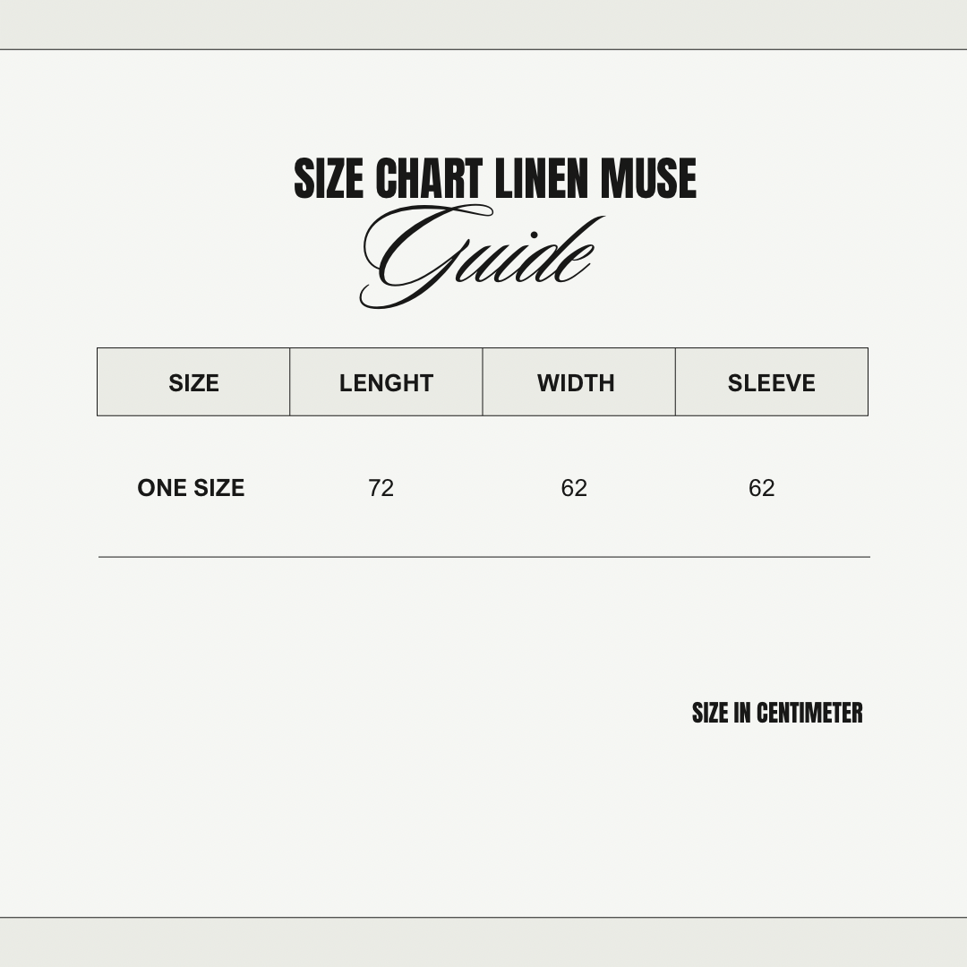 Linen muse mid Kimono - Olive Grove
