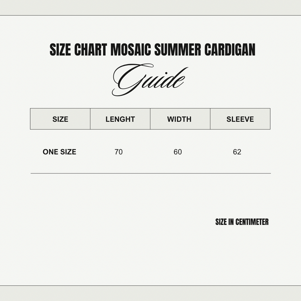 Mosaic Summer Cardigan