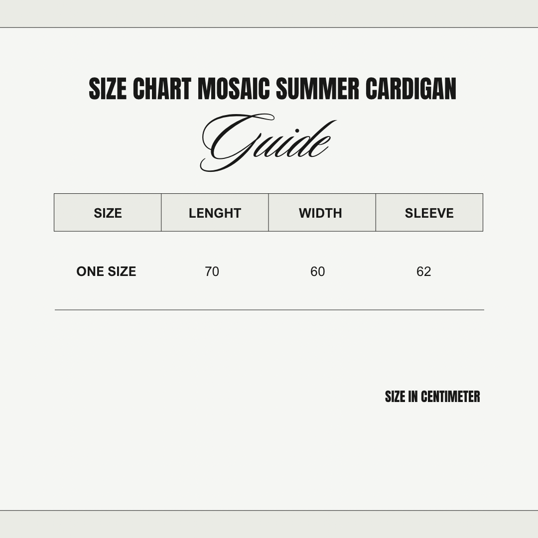 Mosaic Summer Cardigan