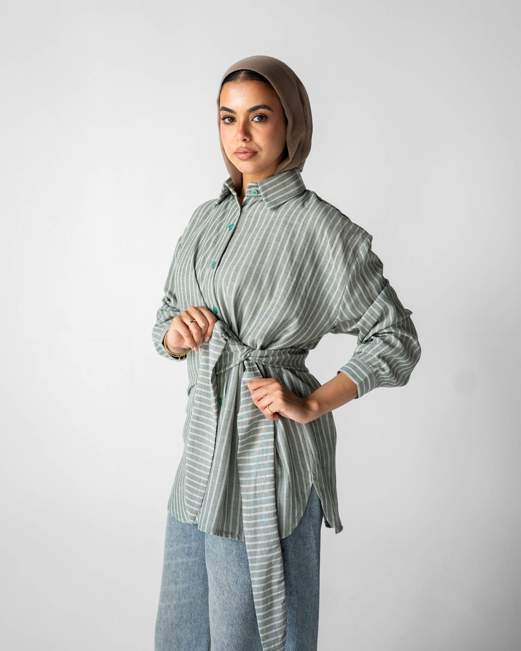 Luna Wrap Shirt - Olive