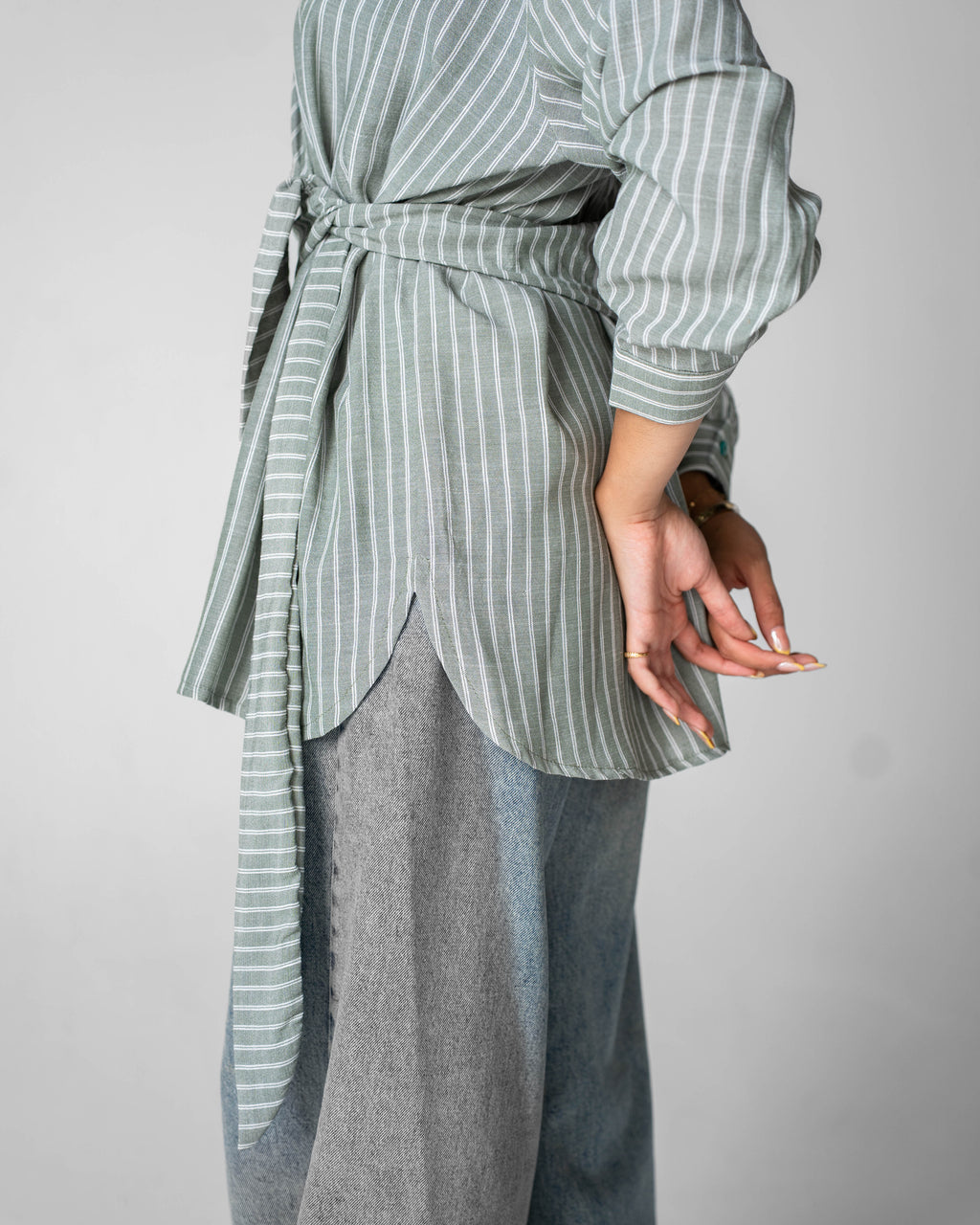 Luna Wrap Shirt - Olive