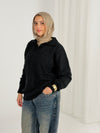 Self Love Cable Sweater - Black
