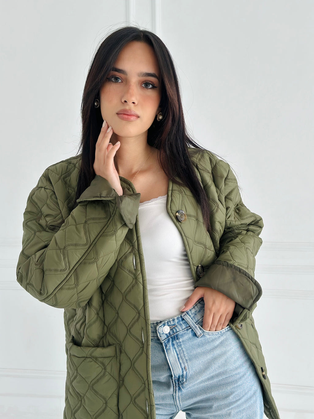 Kingdom Waterproof Jacket - Olive ( items on sale can’t be opened or Refund or Exchange)