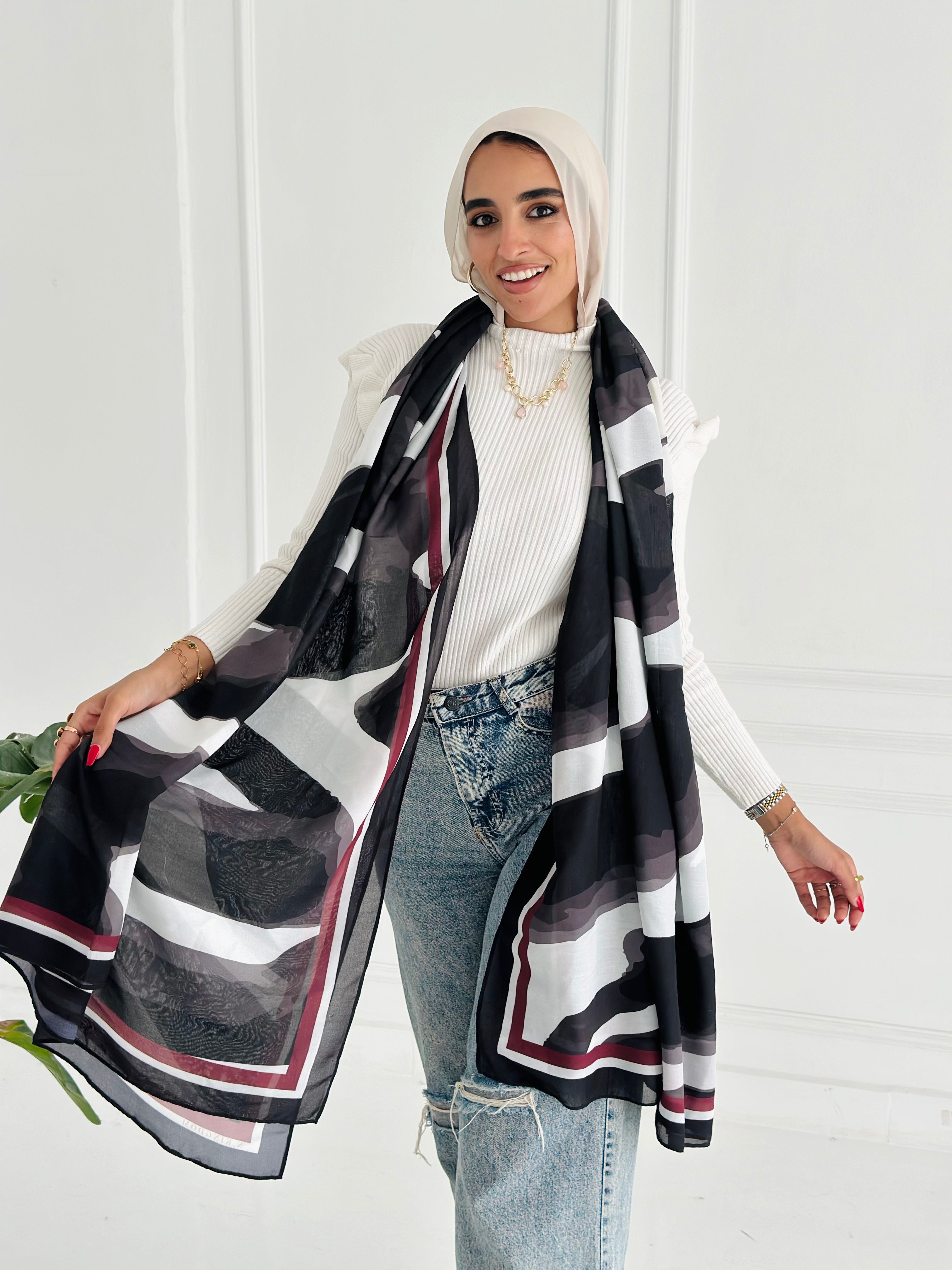 Black Whale Scarf